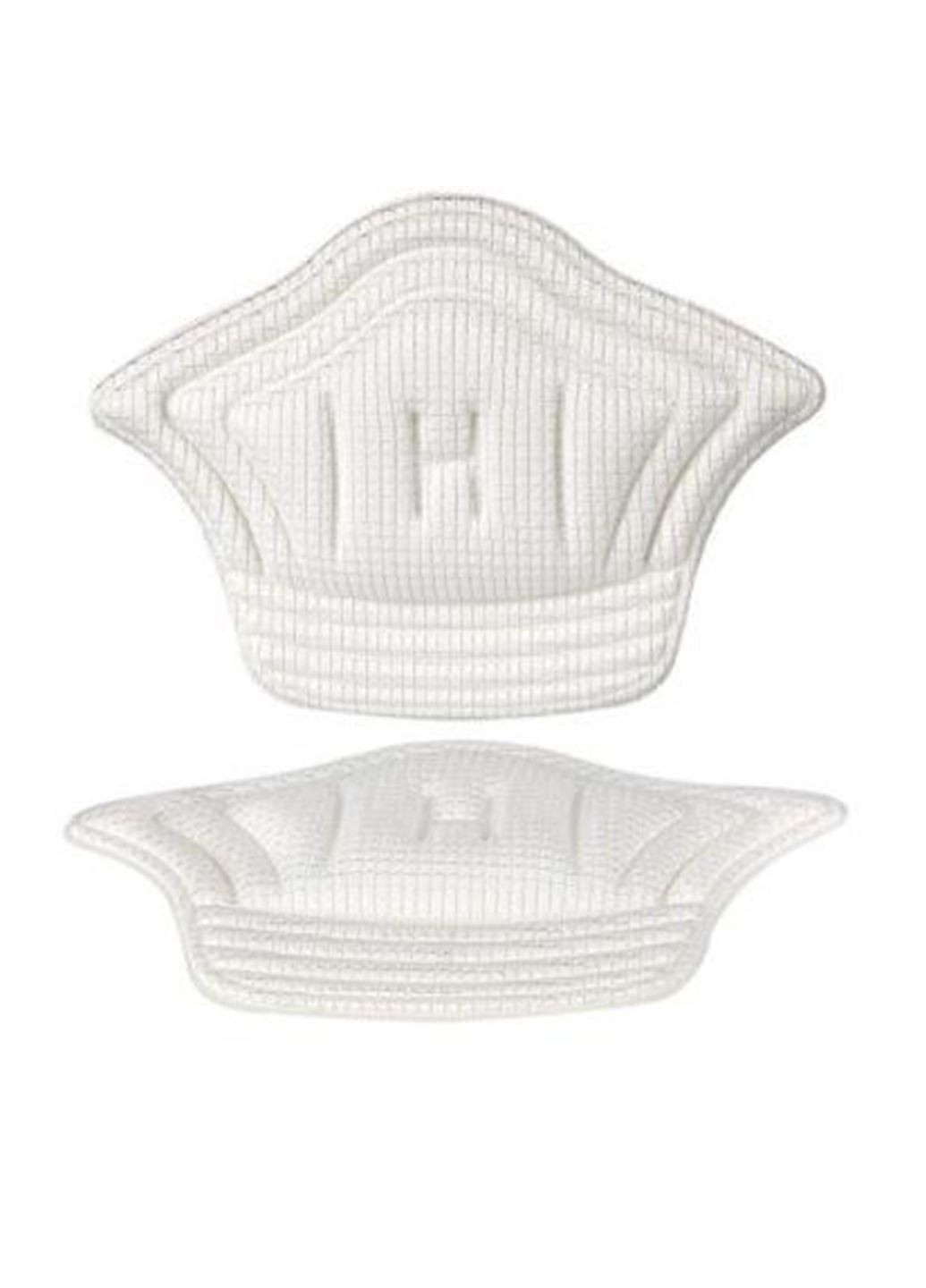 Светлые вкладыши в обувь на пятку для уменьшения размера и от натирания белого цвета 10мм No Brand (314808483)