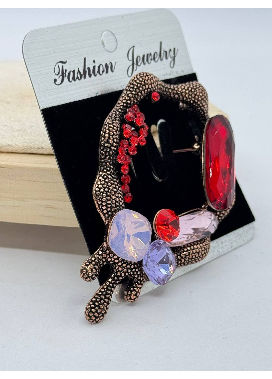 Біжутерна брошка Корал 75*47 мм Комбінований No Brand (361319828)