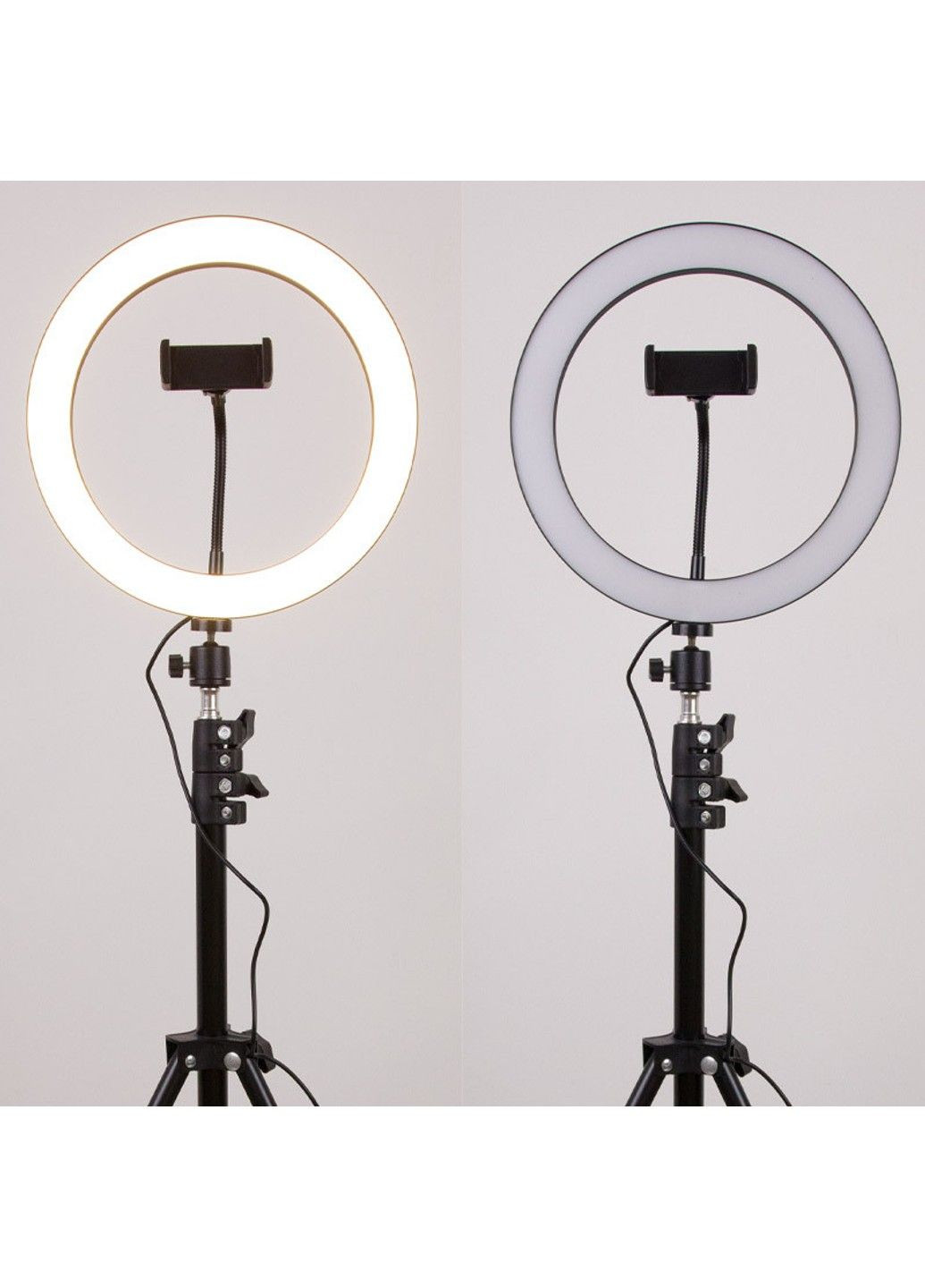 Кільцева світлодіодна LED лампа Flat Ring 14" + tripod 2.1m Epik (294722266)