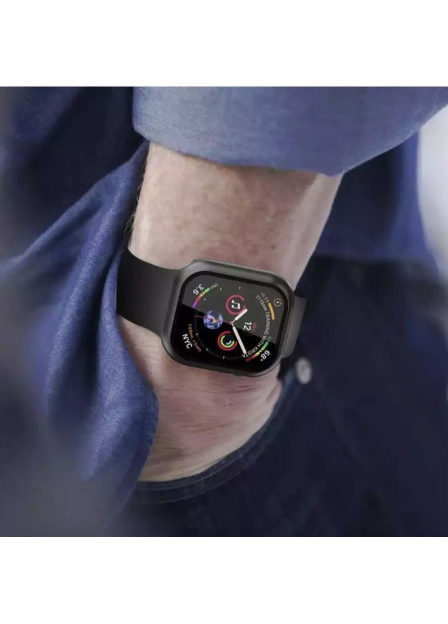 Захисний чохол зі склом для Apple Watch 45 мм Прозорий CHOICE (360898277)