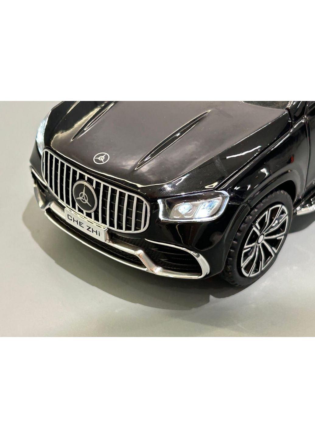 Машинка металлическая АвтоЭксперт Mercedes-Benz GLS 1:24 свет/звук Черная (GT-1076) No Brand (367726132)