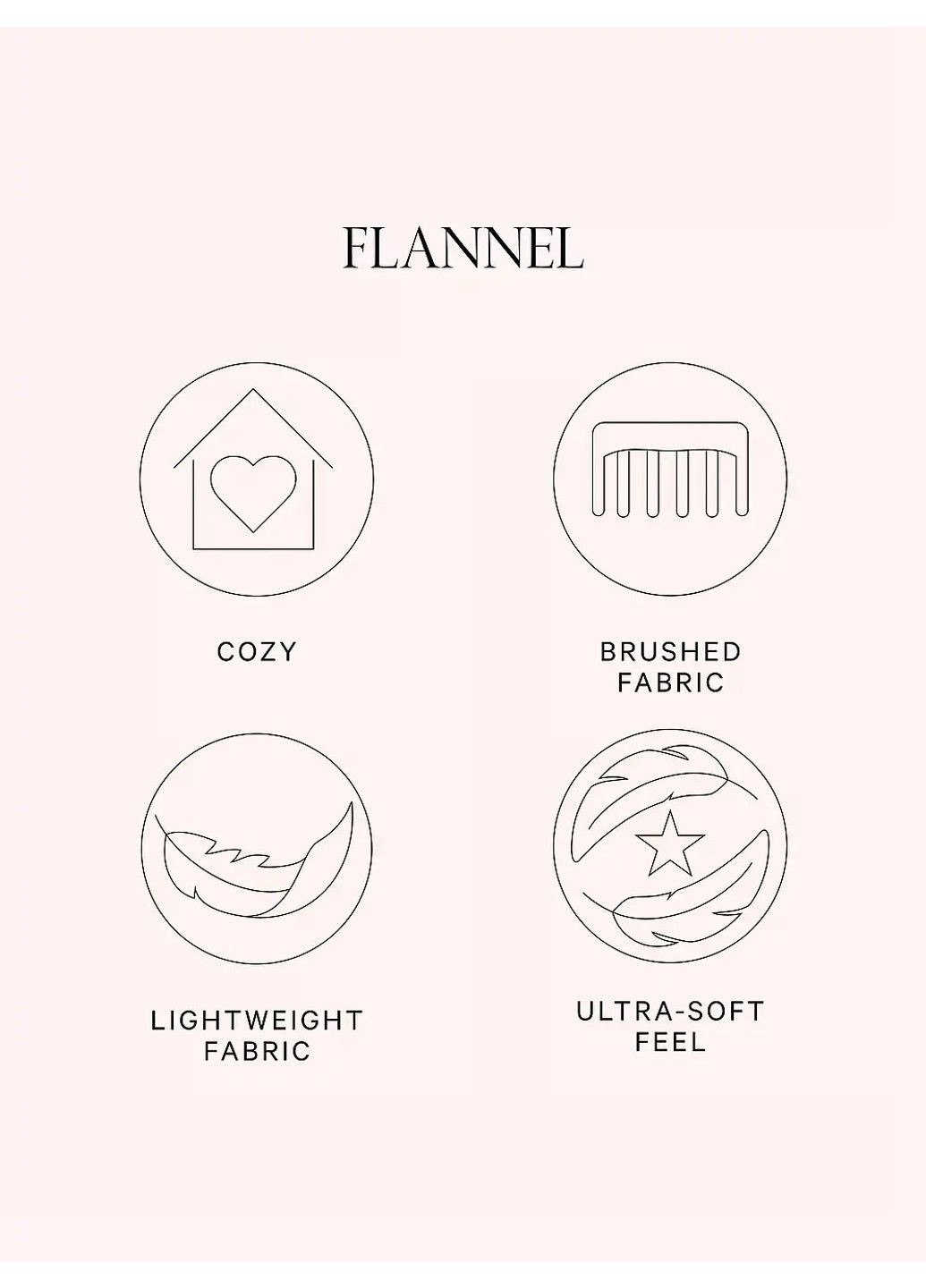 Чорна піжама зі штанами flannel long pajama set Victoria's Secret