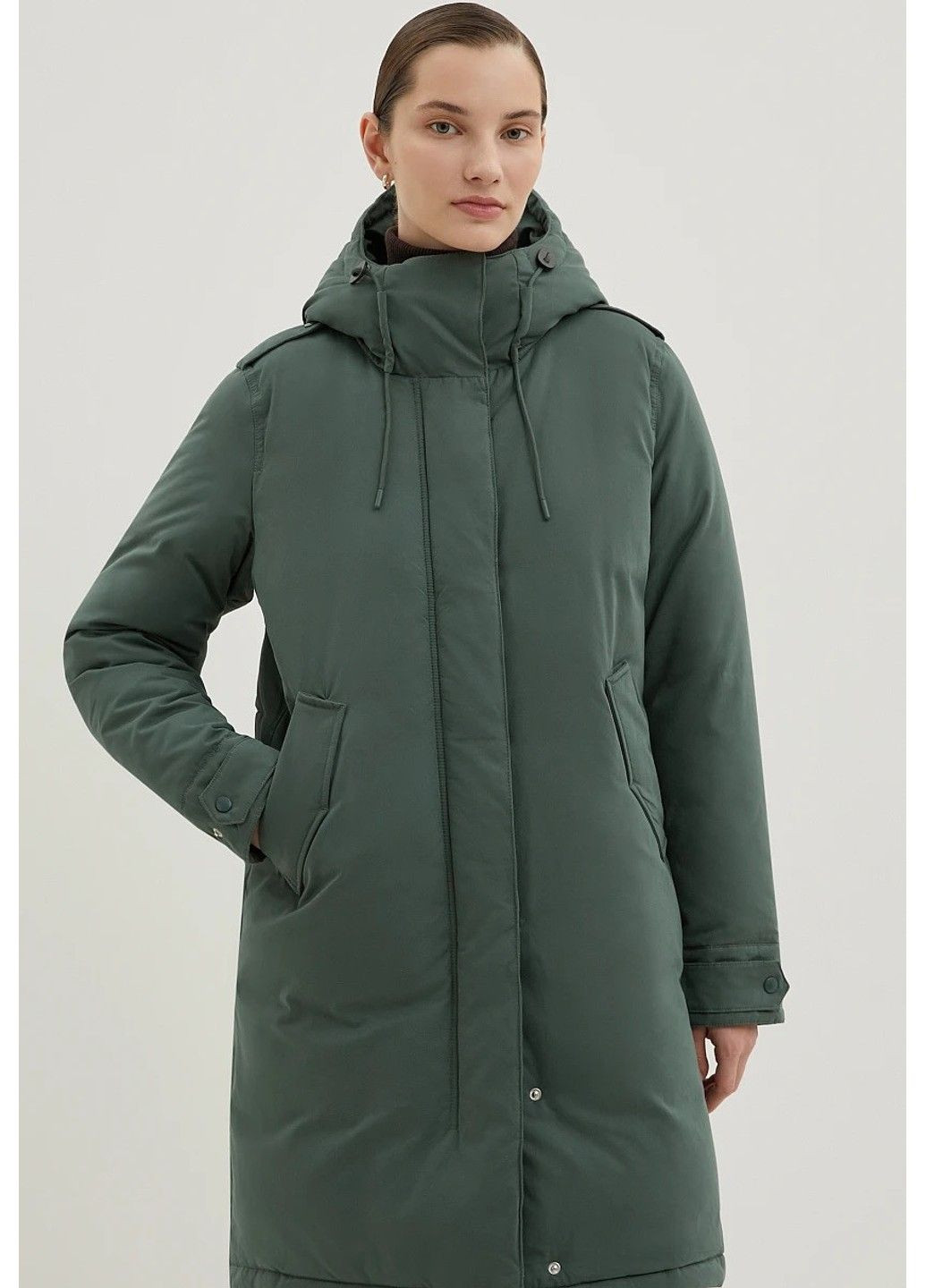 Зелений зимній Пуховик Finn Flare