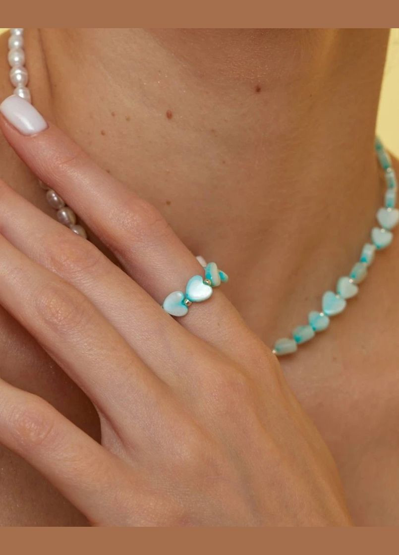 Каблучка "Закохана Блакитна" Le'Perle (312520177)