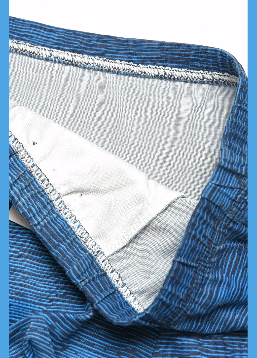 Боксери чоловічі напівбатальні синього кольору Let's Shop (302489214)