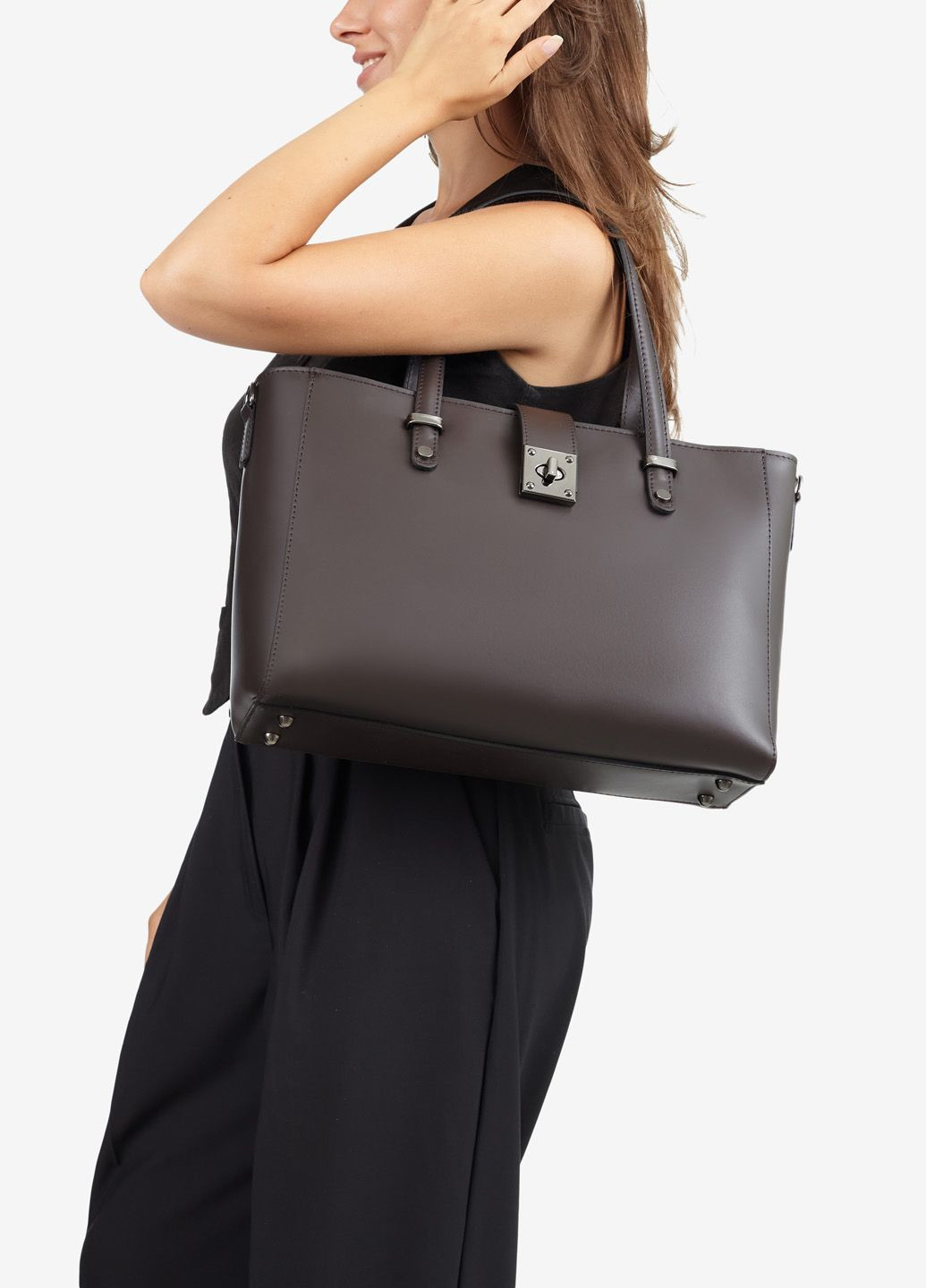 Сумка жіноча шкіряна тоут велика Tote Regina Notte (303429156)