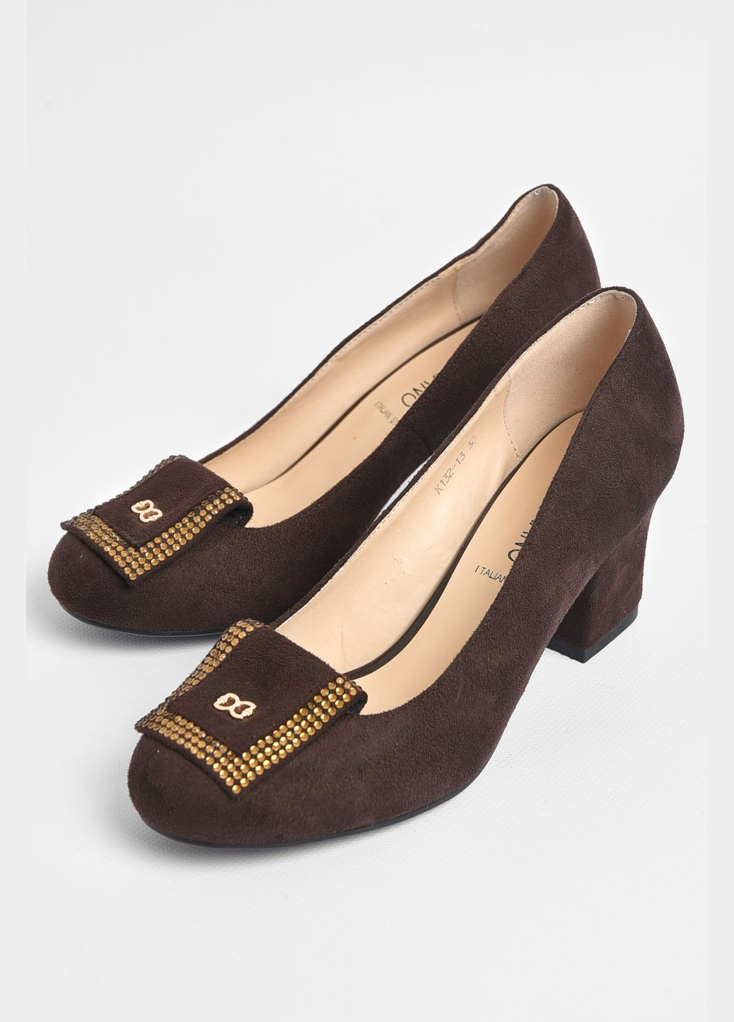Туфлі жіночі коричневого кольору Let's Shop (294050542)