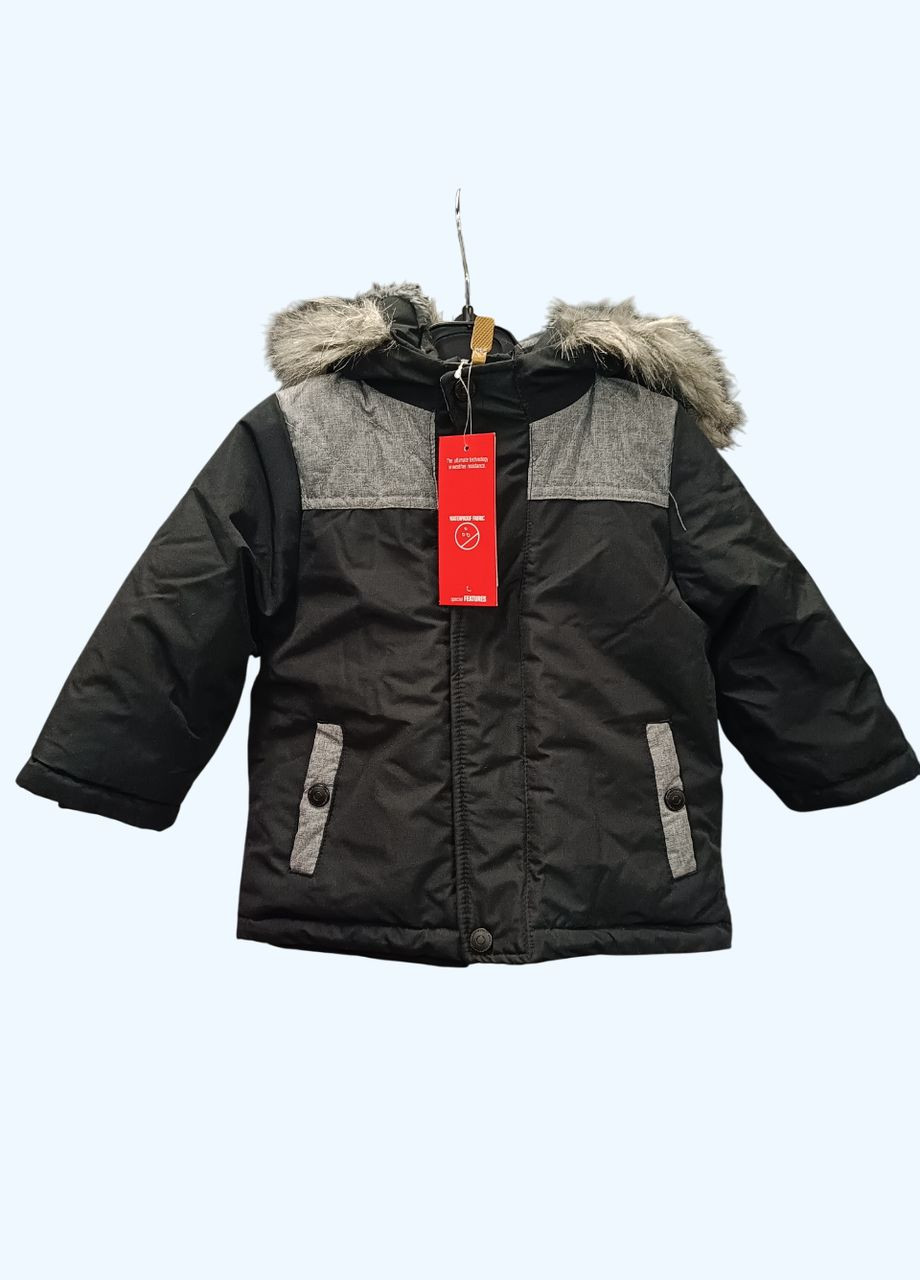 Черная зимняя куртка зимняя Cool Club