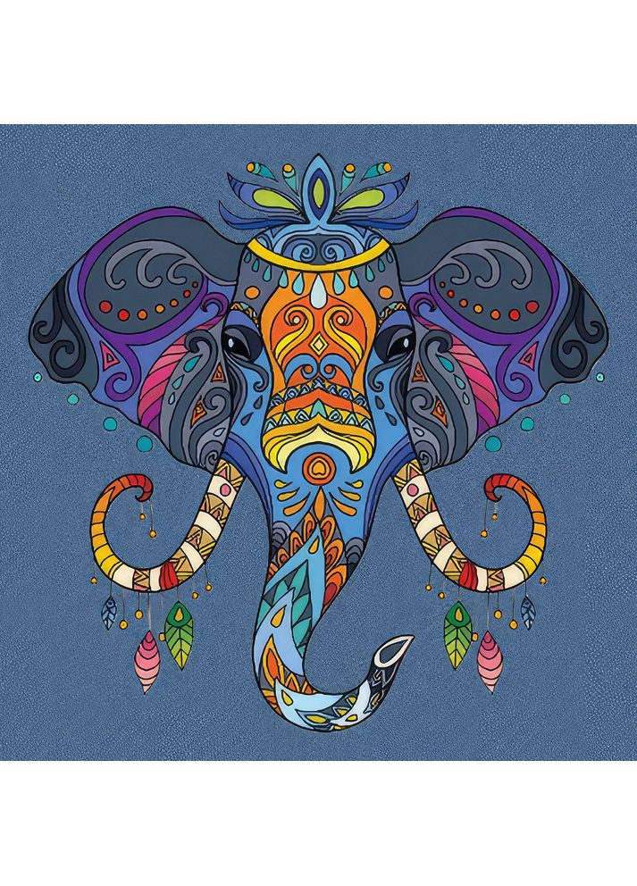 Набір для розпису-антистрес Слон азійський розміром см (JCEE36801) Strateg (362419765)