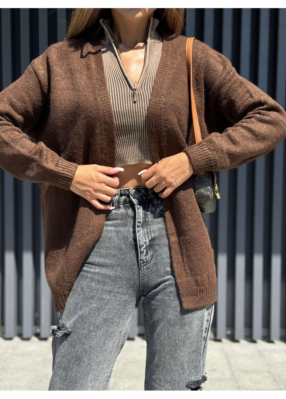 Кардіган в стилі OVERSIZE – Розмірна сітка в описі GD/GL Модний простір (360476295)