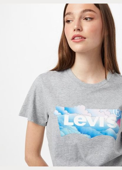 Серая всесезон футболка с коротким рукавом Levi's