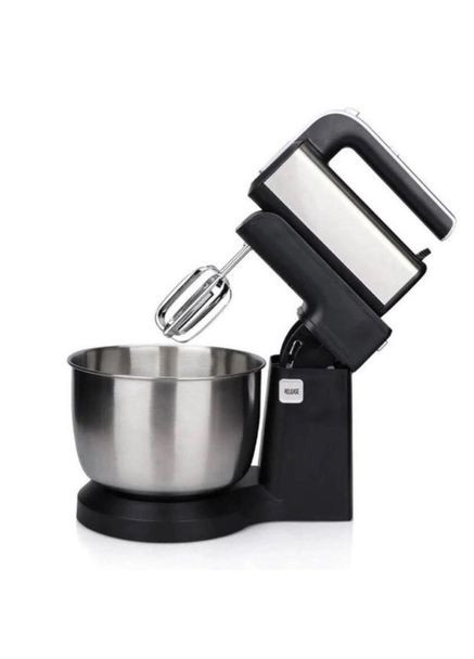 Стаціонарний міксер з металевою чашею 3.5л підставкою BT 6652 1000 Вт Чорний BiTEK (315344952)