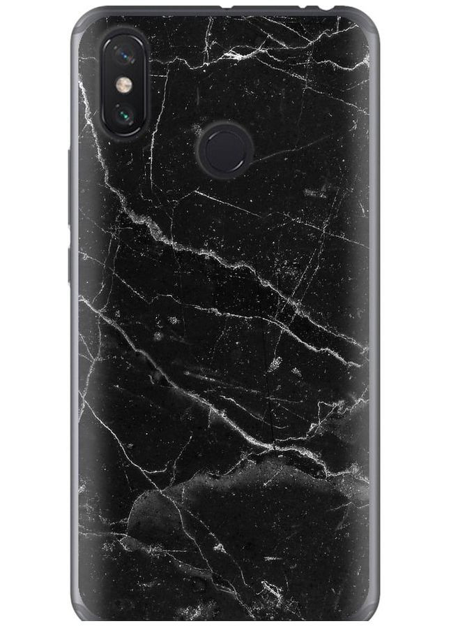 2D пластиковий чохол 'Чорний мармур v2' для Endorphone Xiaomi Mi Max 3 (316646747)