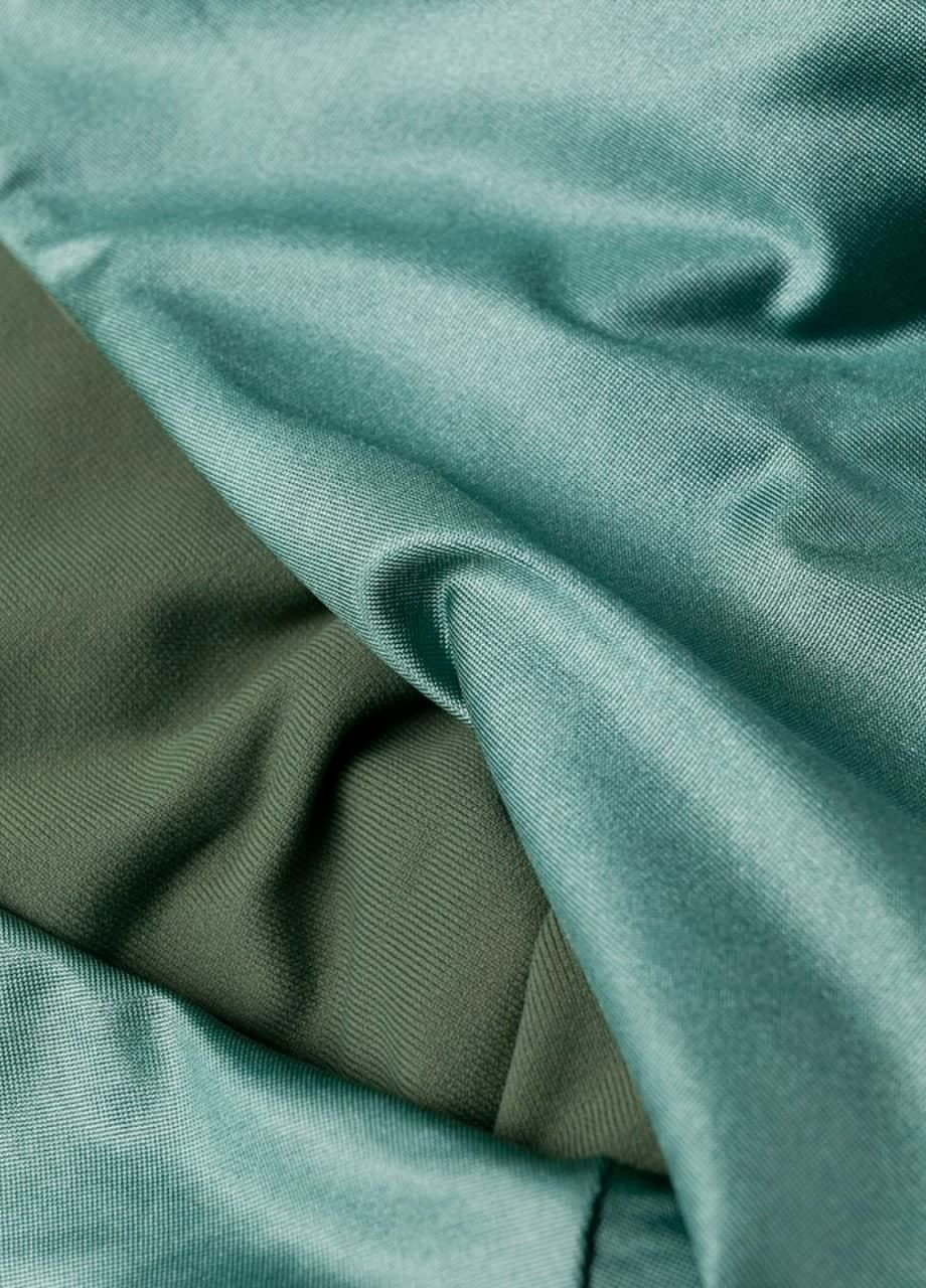 Зеленый летний купальник слитный, майо John Richmond