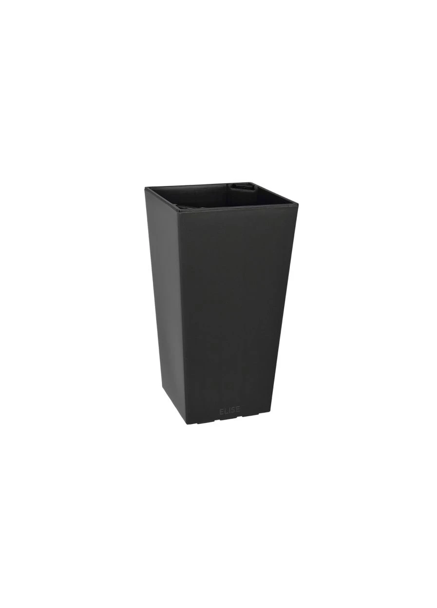 Кашпо "ELISE" 30х30х58 см, матовый, антрацит (A-010786) Plastkon (381727939)