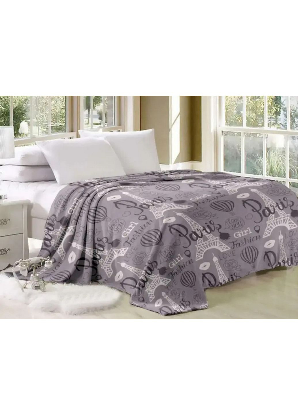 Плед Sofia Велсофт - СПЛ-066 мікрофібра 200*215 Софія (351360995)