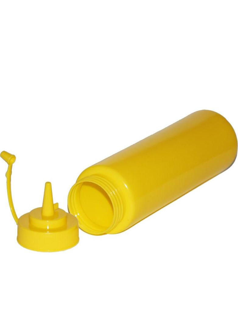 Диспенсер для соусів і сиропів 1000мл жовтий з ковпачком Empire (372176267)
