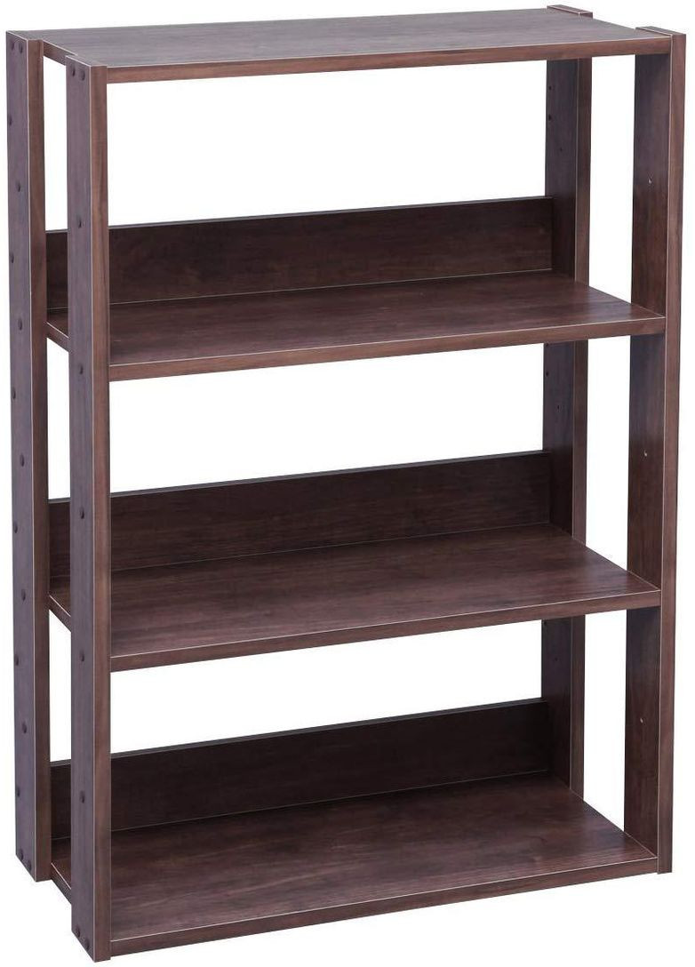 Книжковий стелаж з дерева Сервантес 58 капучино (КПС-581809) No Brand (328073103)