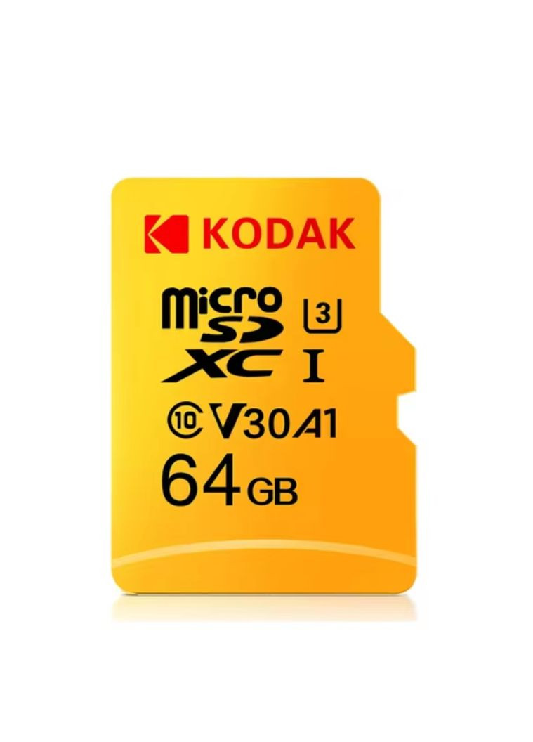 Карта памяти micro SD 64Gb U3 A1 class 10 Kodak (299330180)