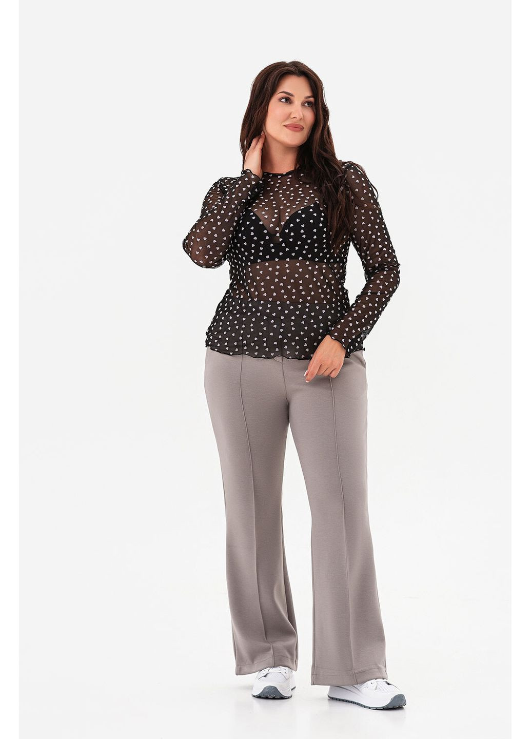 Лонгслів HEART Чорно-білий Garne (368765042)