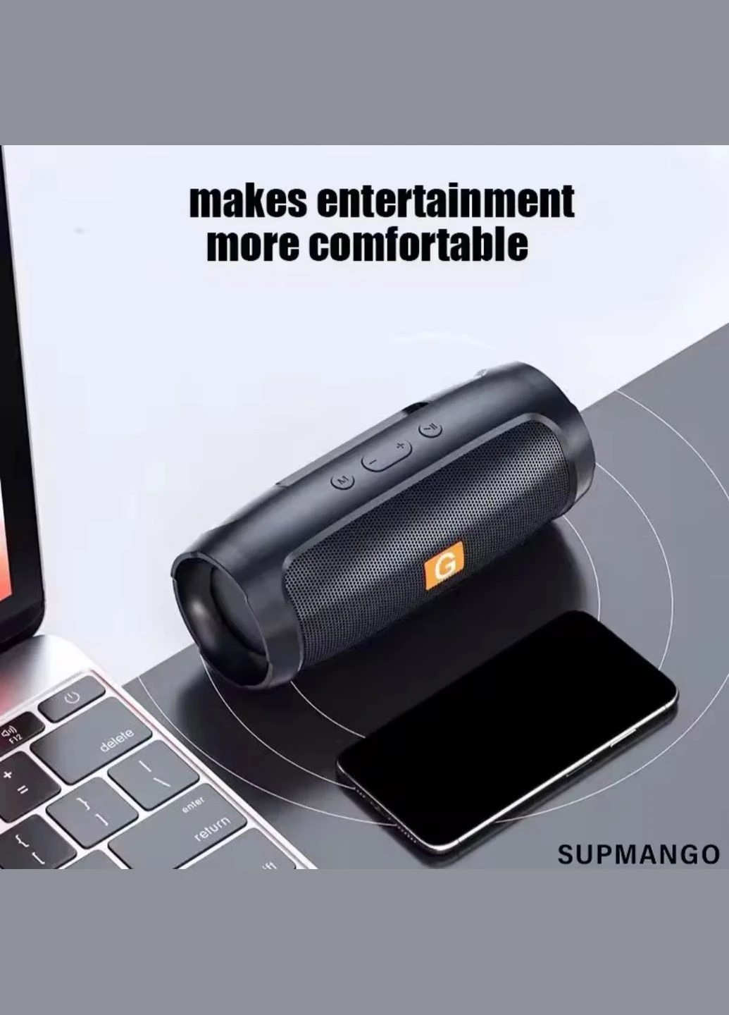 Портативна бездротова блютуз Bluetooth колонка з ФМ радіо No Brand (361036324)