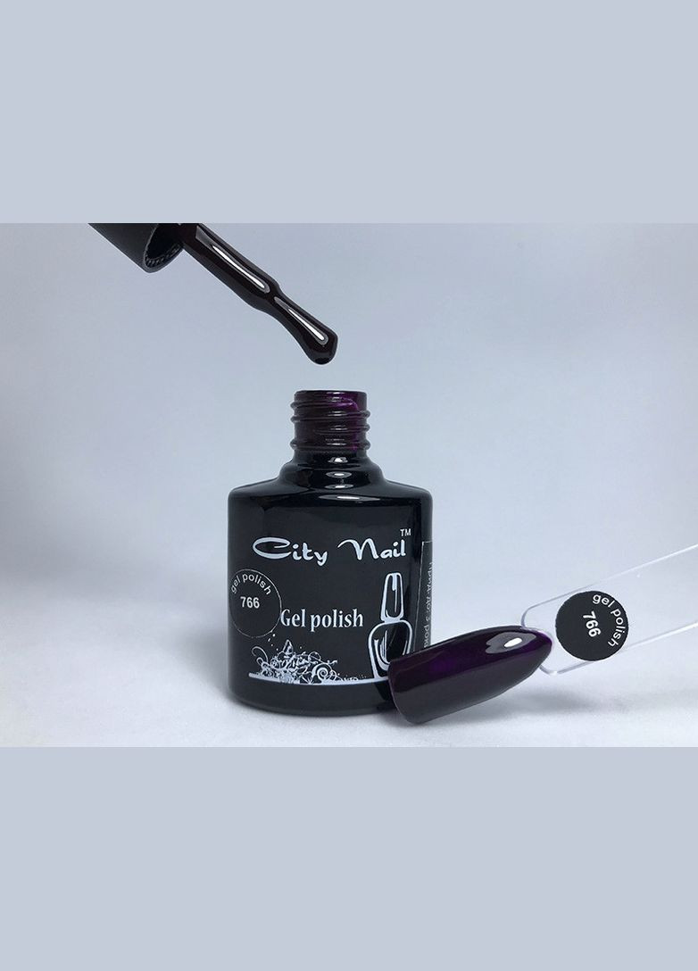 Гель-лак CityNail 766 темно (баклажановый) City Nail (342375925)