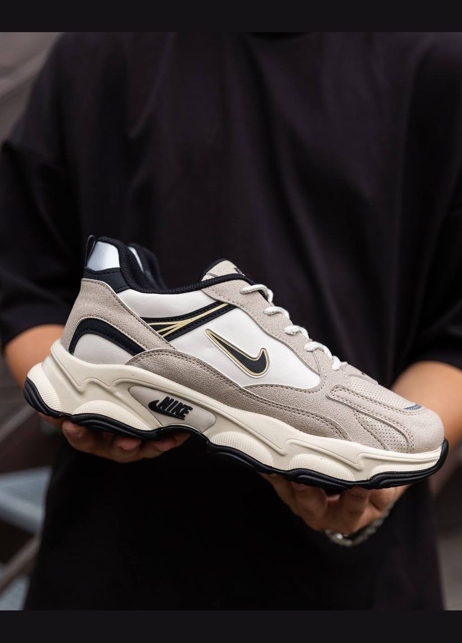 Бежевые демисезонные кроссовки мужские No Brand