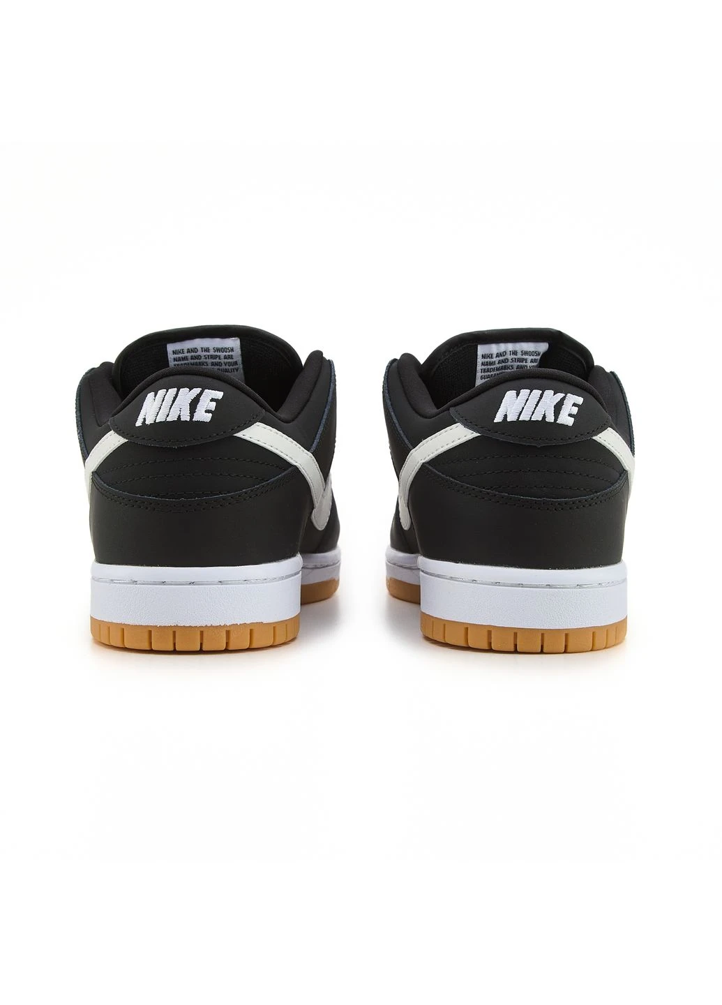 Черные летние кроссовки nike sb dunk low black gum найк сб данк No Brand