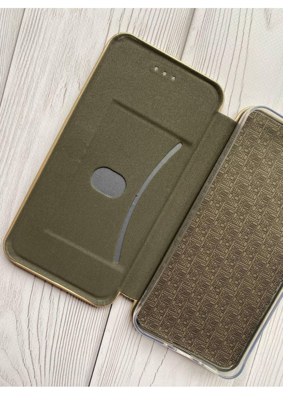 Чохол-книжка золотий з малюнком на Samsung Galaxy A54 5G (A546) Пушин котик (принт 412) Creative (365435299)