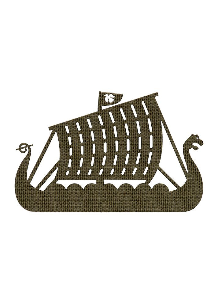 Нашивка Драккар сквозная Laser Cut Ranger Green M-TAC (315047927)