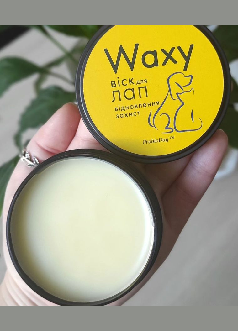 Waxy Віск захисний з маслом ШИ від тріщин та сухості для лап котів та собак, 50 мл Probioday (278309356)