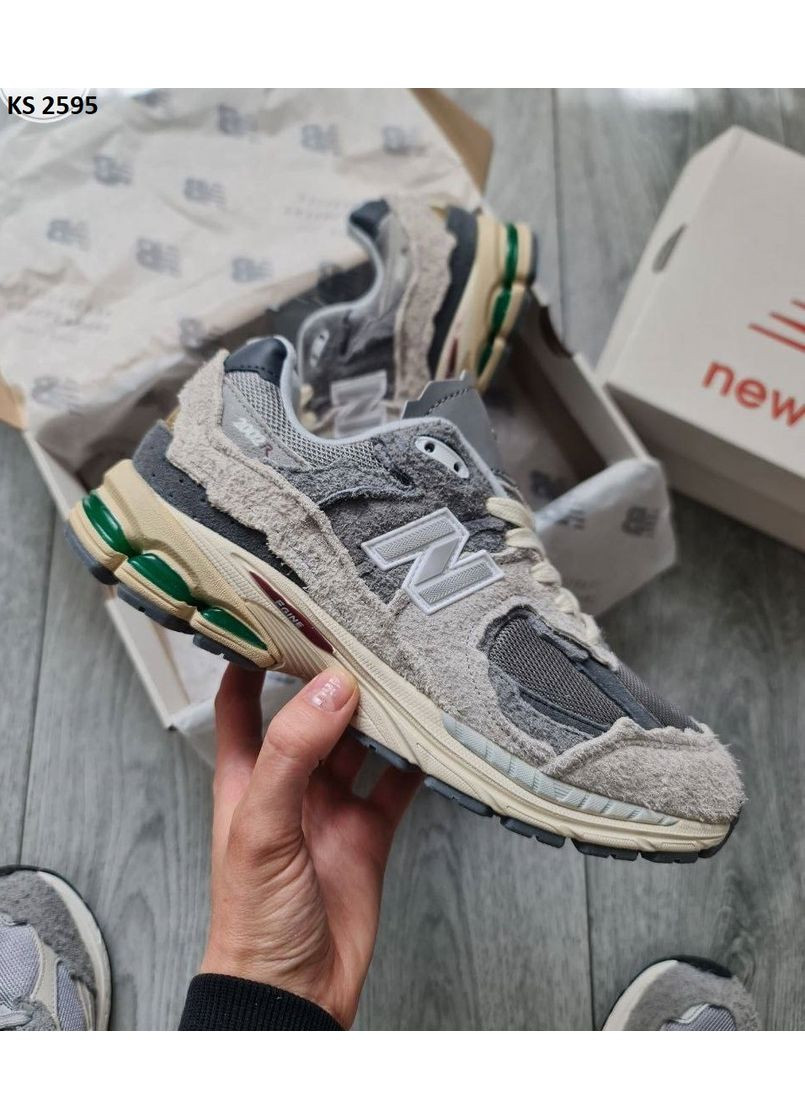 Сірі Осінні кросівки чоловічі new balance 2002r 2002r protection pack gray нью беланс 2002r No Brand