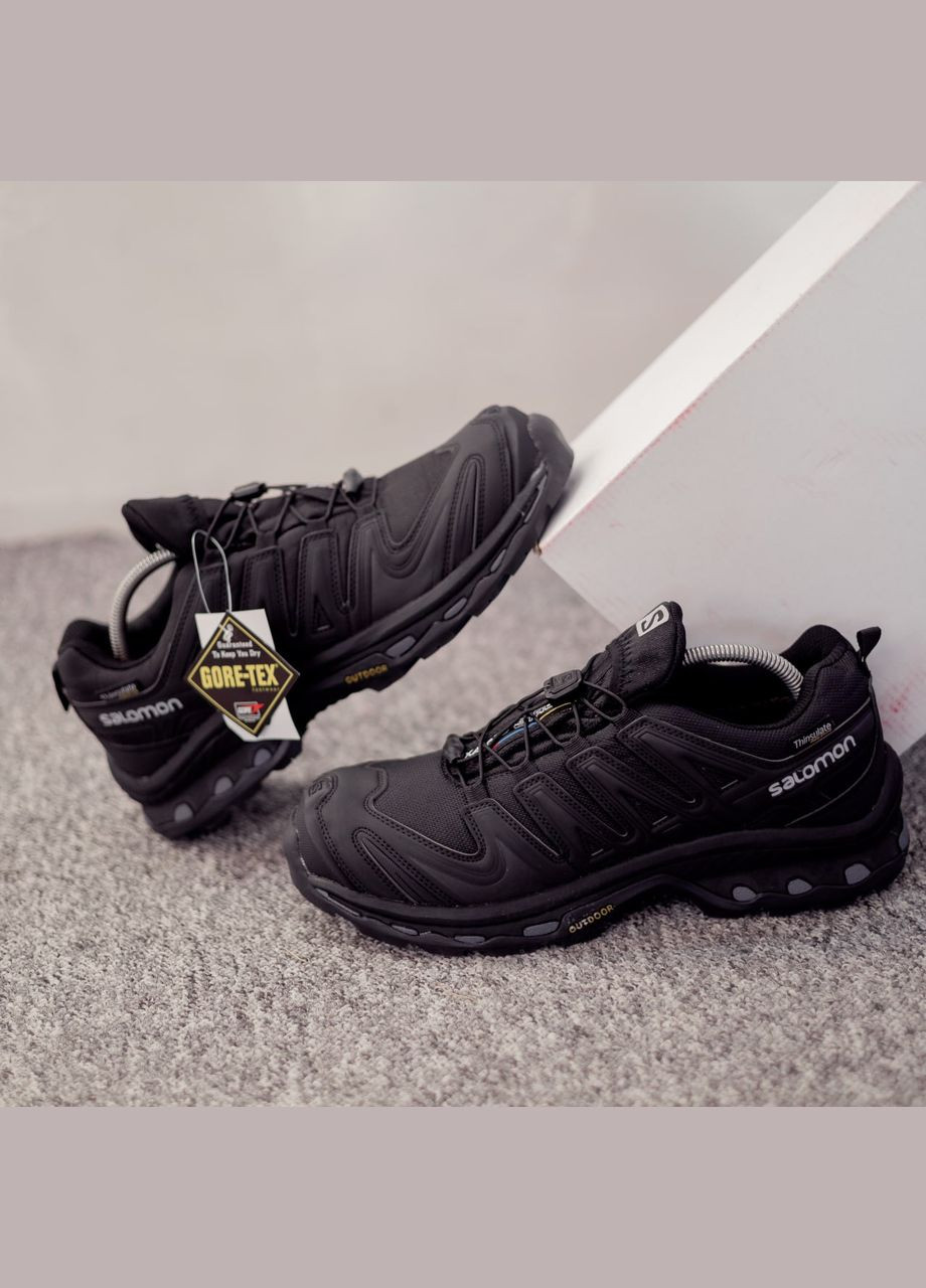 Чорні Зимовий кросівки зимові чоловічі salomon xa forces winter gore-tex black termo | саломон ха форсес чорні термо No Brand
