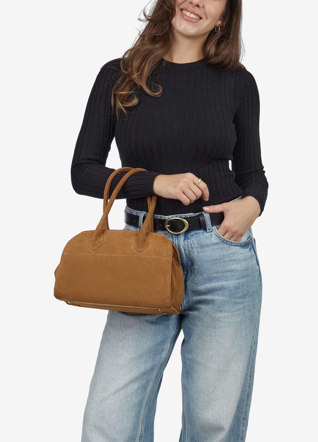 Сумка жіноча шкіряна крос-боді середня Сrossbody Regina Notte (308338164)