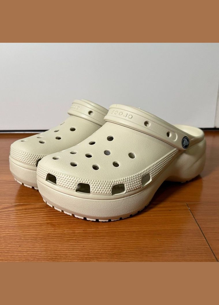 Жіночі Крокси Платформа Рожеві Women's Platform Clog Pearl Crocs Classic (326806360)