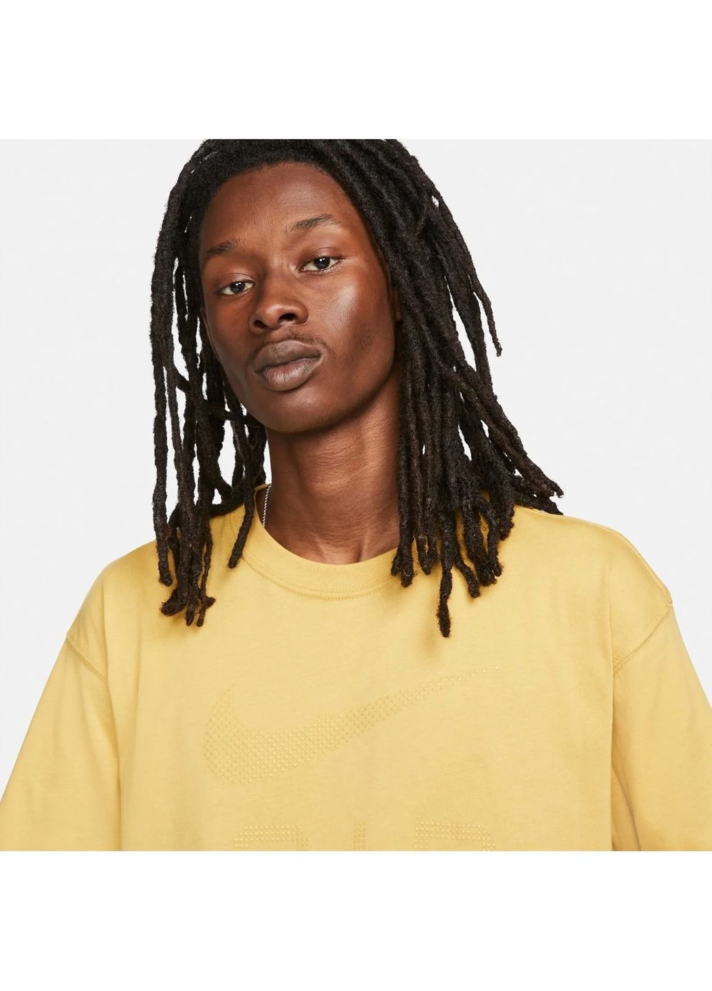 Желтая мужская футболка nsw tee m90 air yellow dz2886-725 Nike