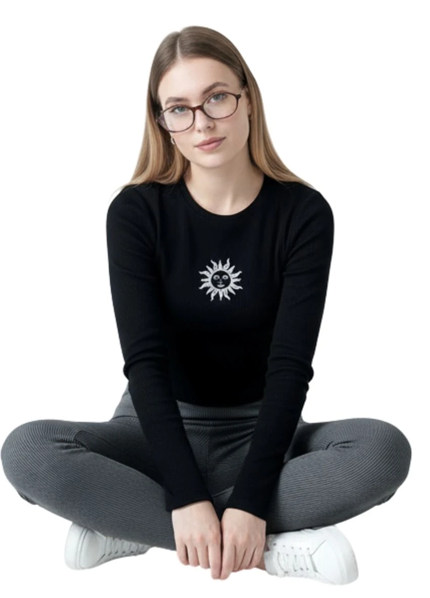 Женский однотонный лонгслив в рубчик 2701 Коричневый (42-46) Pink Daisy (394026875)