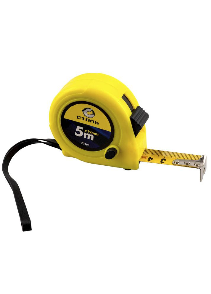 22103 Рулетка измерительная 5м х 19мм СТАЛЬ (315558707)
