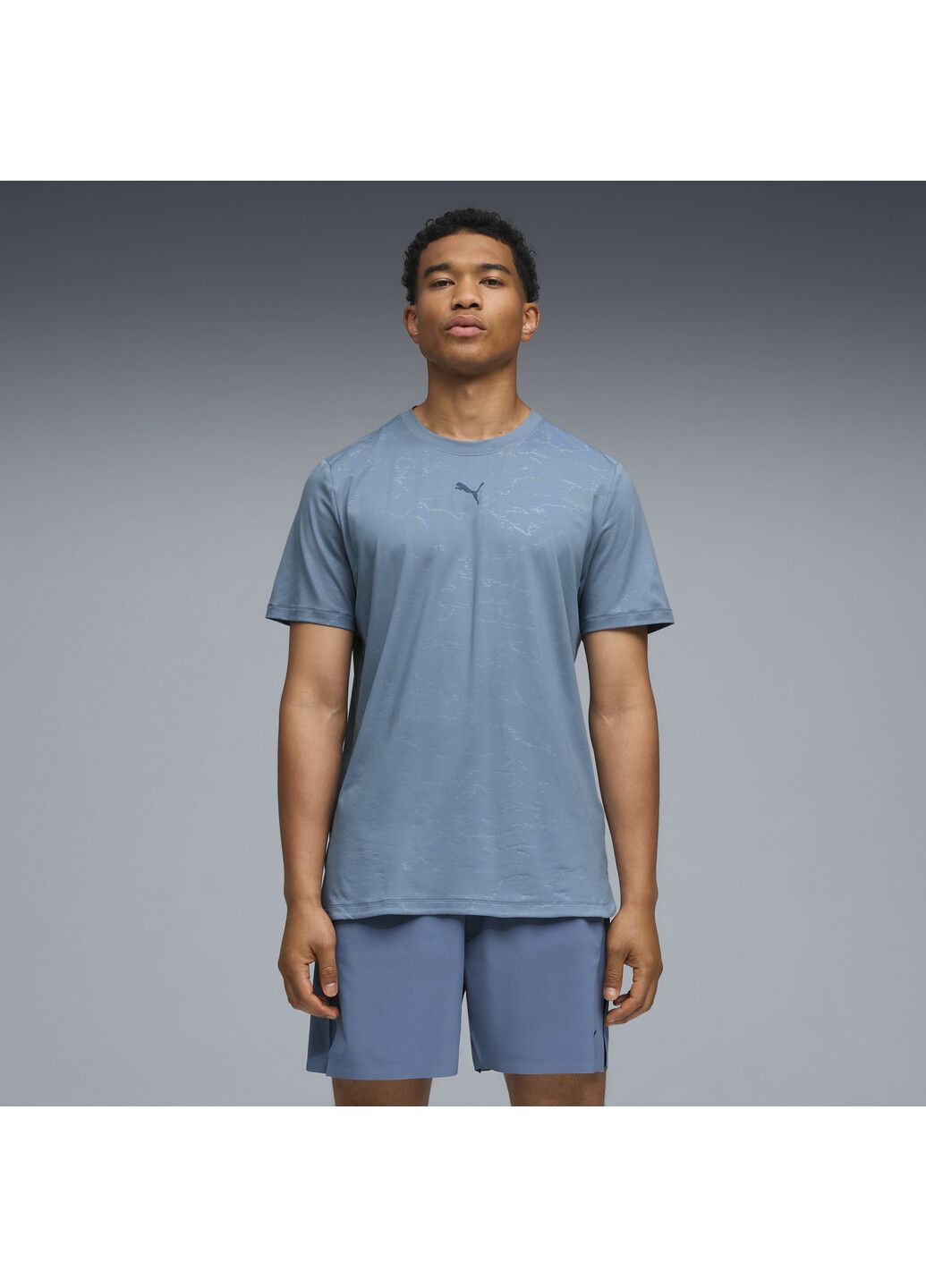 Синяя футболка cloudspun training tee men Puma