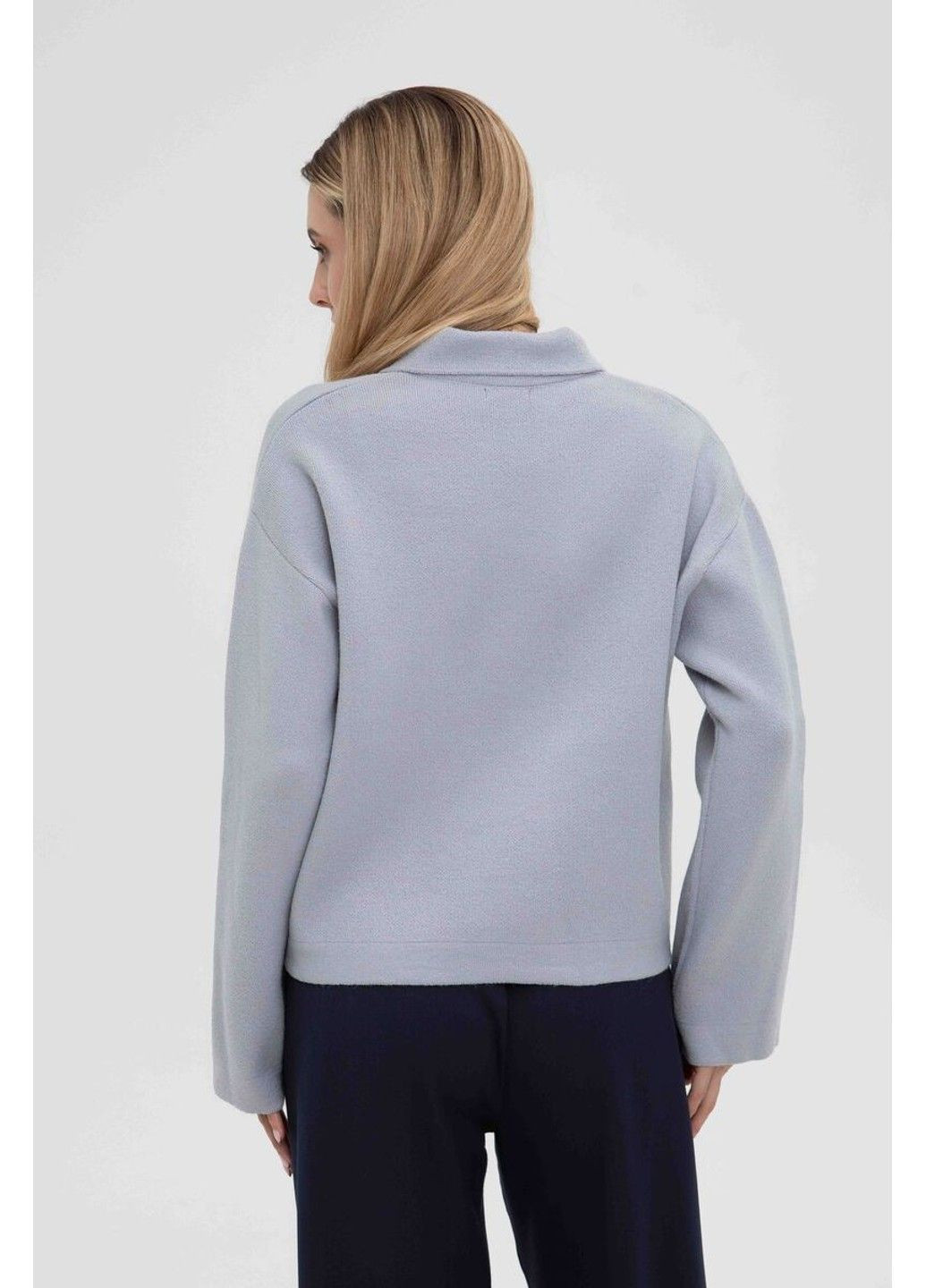 Светло-серый демисезонный кардиган Sewel