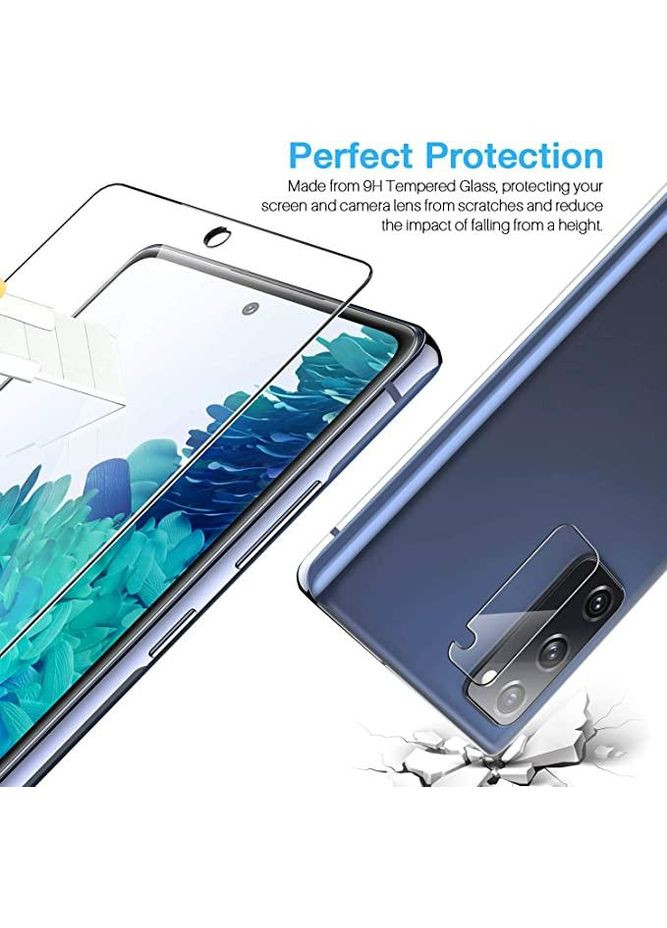 Набор защитного стекла LK 6 в1 для Galaxy S20 FE 5G (3 защитных стекла + 3 стекла для камеры) No Brand (301854275)