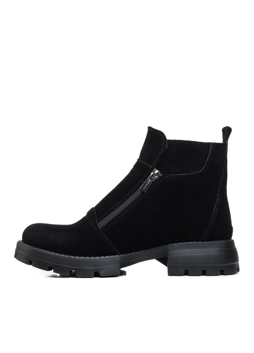 Зимние ботинки (1147цпа) Kento из натуральной замши