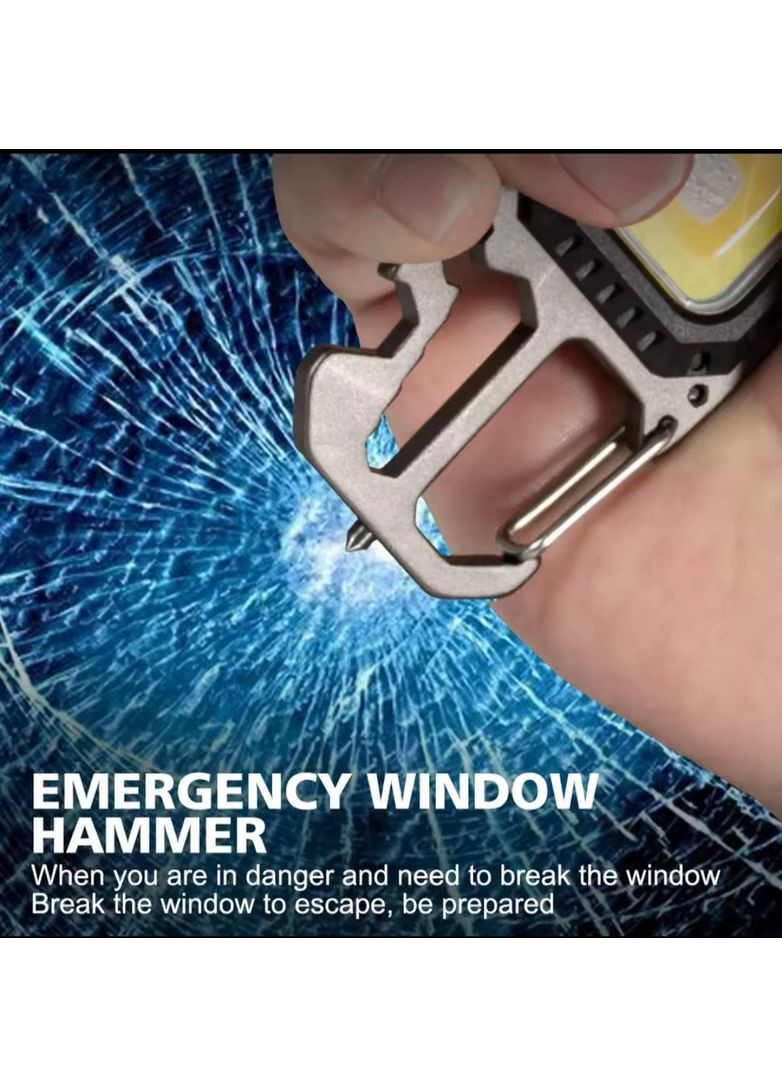 Світлодіодний портативний Led ліхтарик на акумуляторі, карабін,брилок DF (365963609)