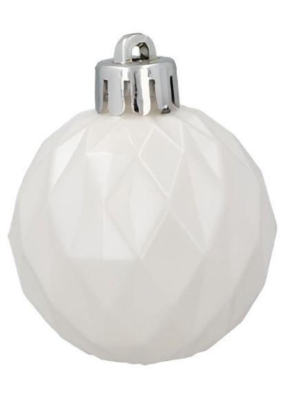 Елочные пластиковые шарики компл. 16шт, Ø 4см, золотистые и белые Chomik (366082193)