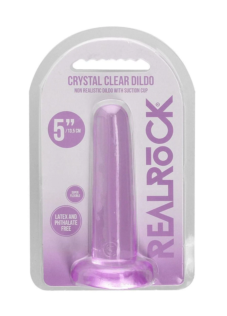 Фалоимитатор Dildo 5,3" Purple RealRock (383347824)
