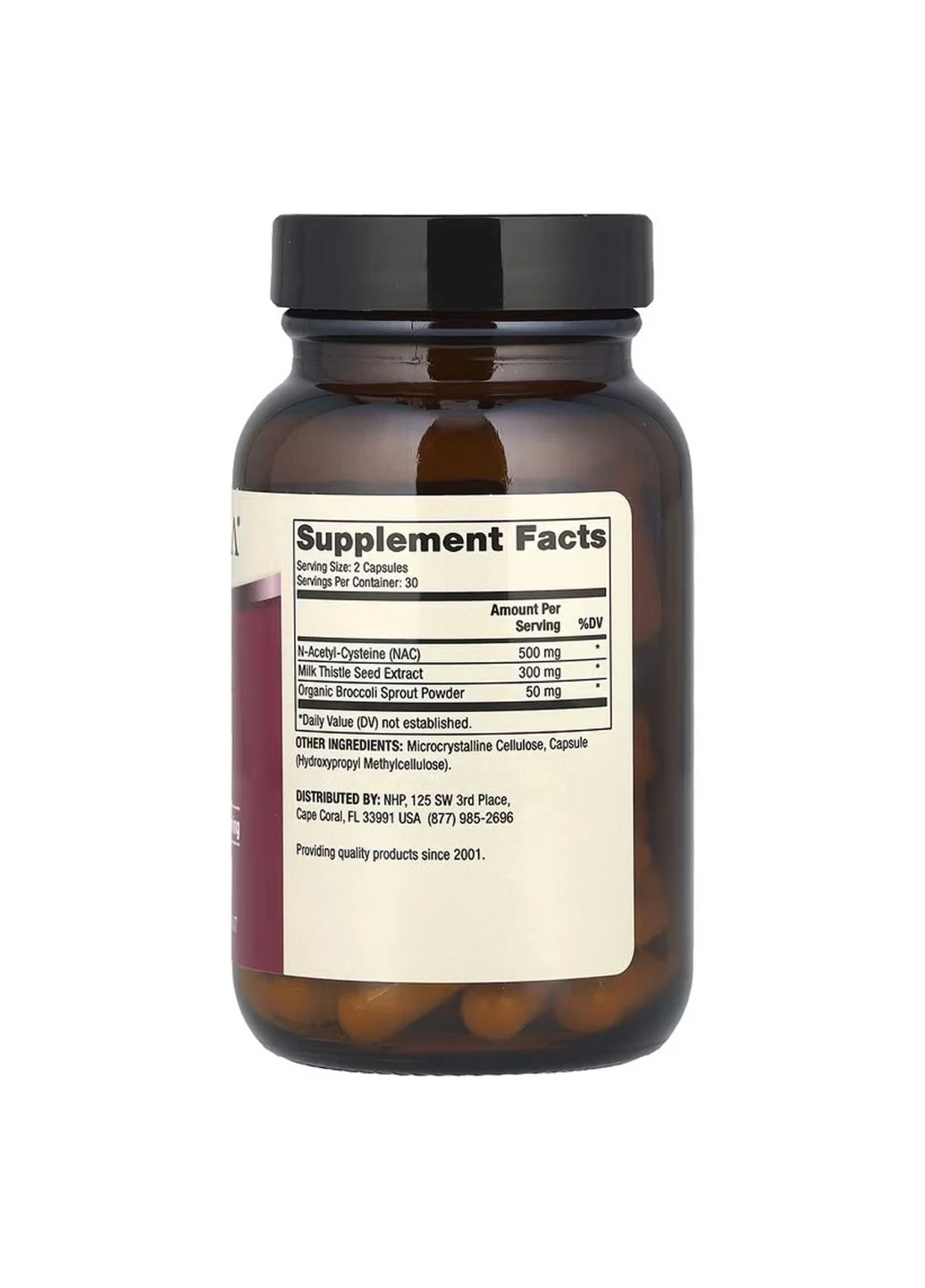 Добавка NAC with Milk Thistle 30 Day - 60 caps Dr. Mercola (374153571)