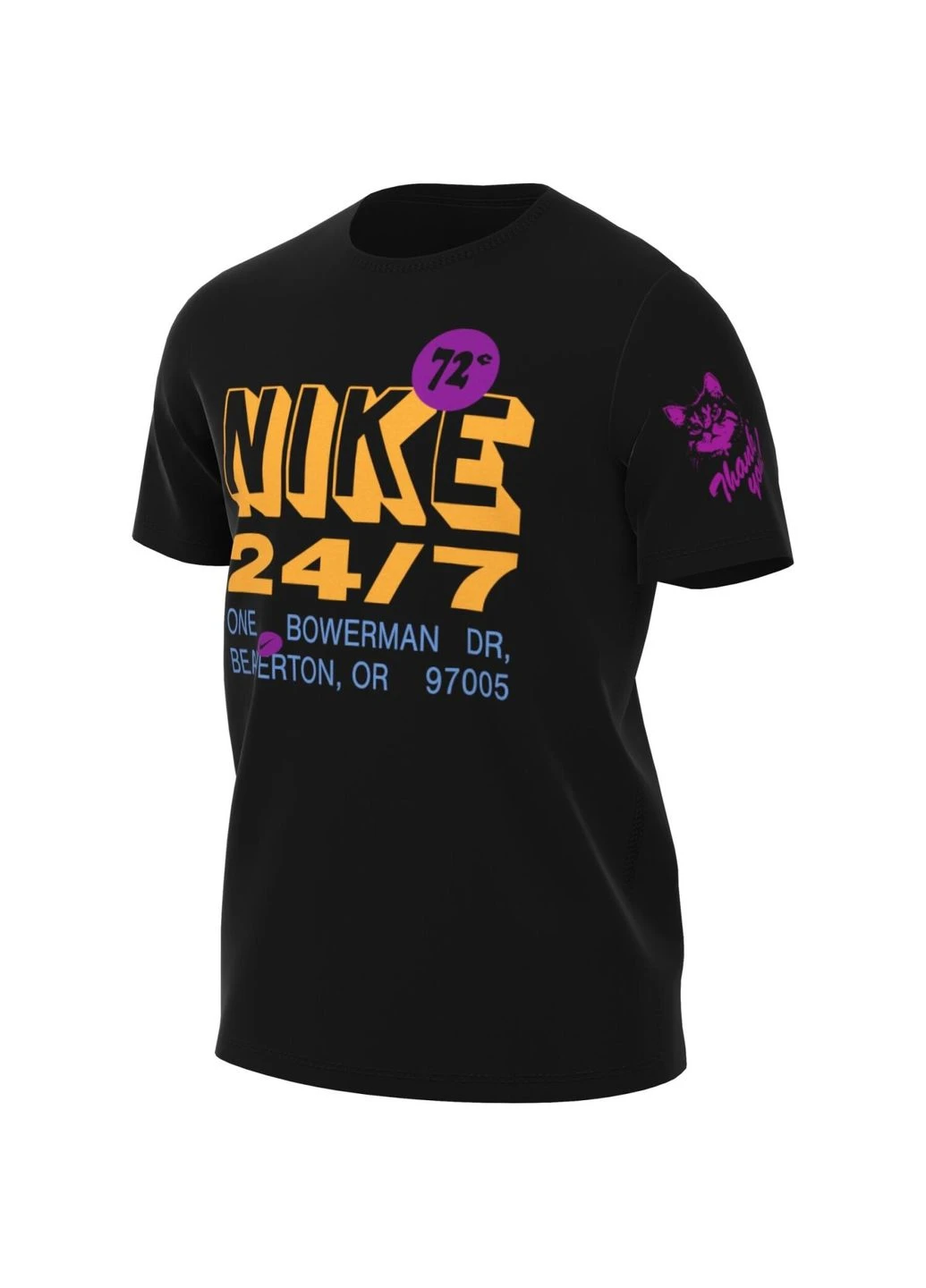 Чорна футболка m df uv hyverse ss gfx чорна fn3988-010 Nike