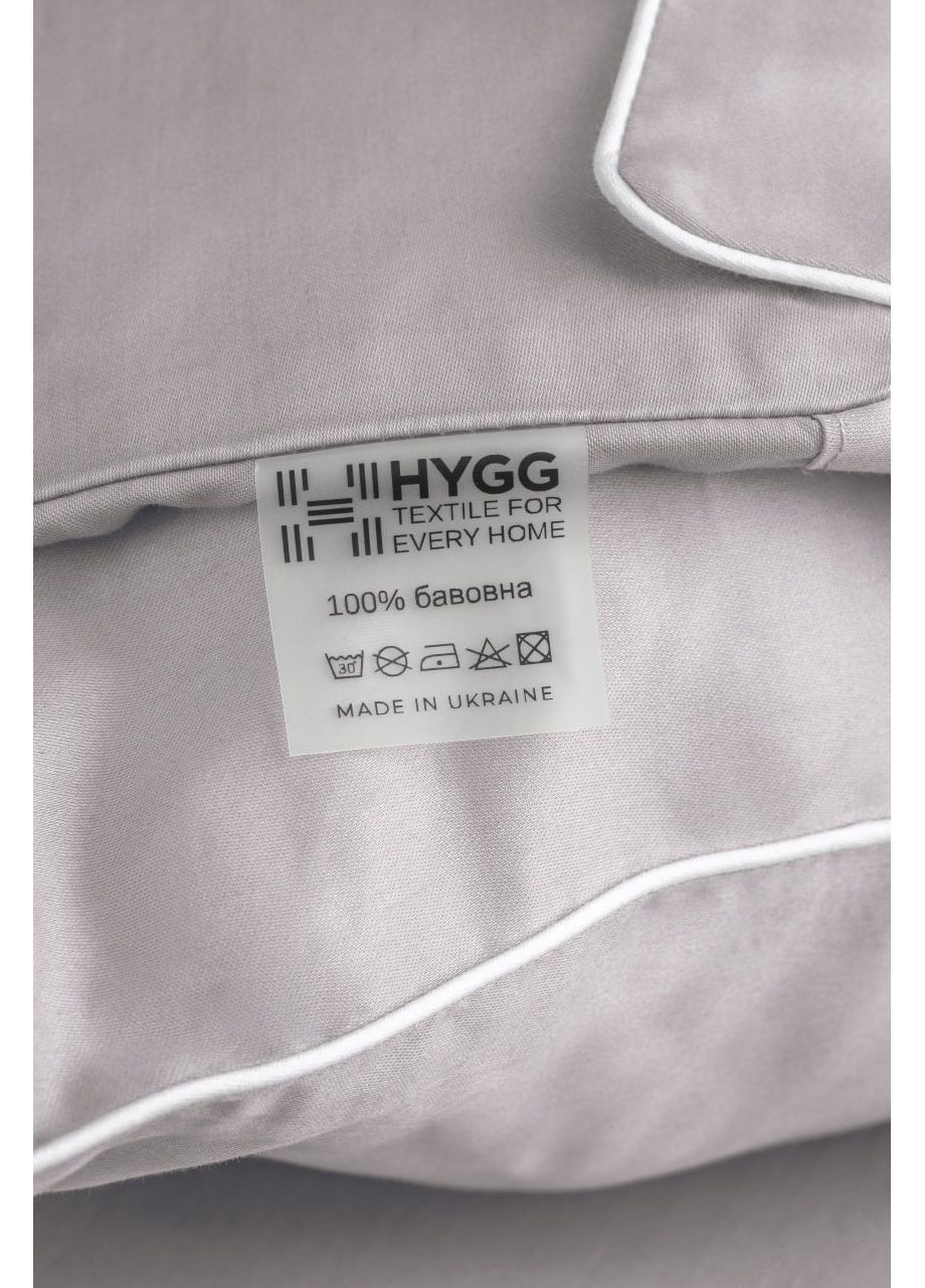 Комплект евро постельного белья с кантом HYGG (368830415)