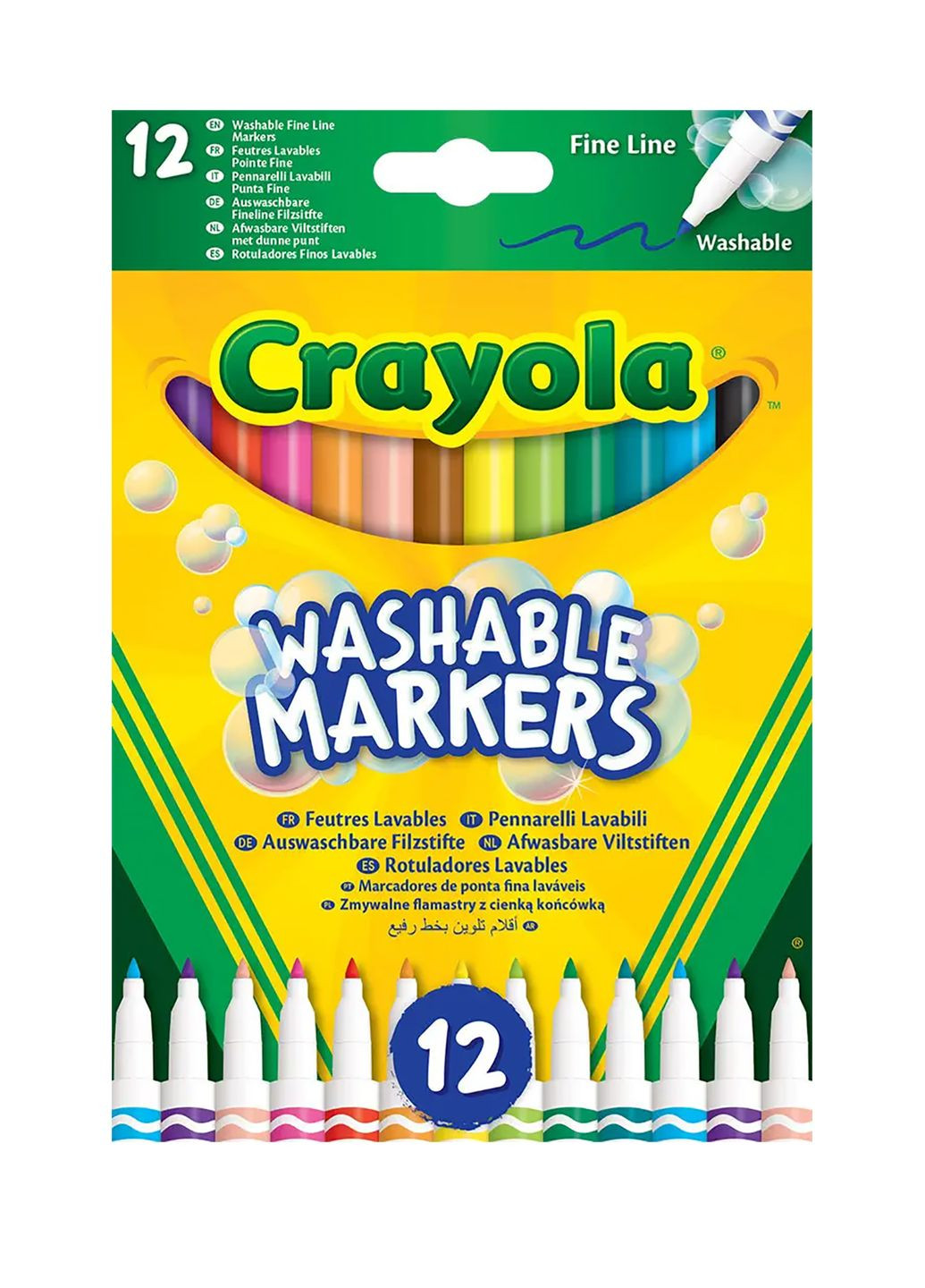 Набор фломастеров тонкая линия цвет разноцветный ЦБ-00249903 Crayola (292630240)