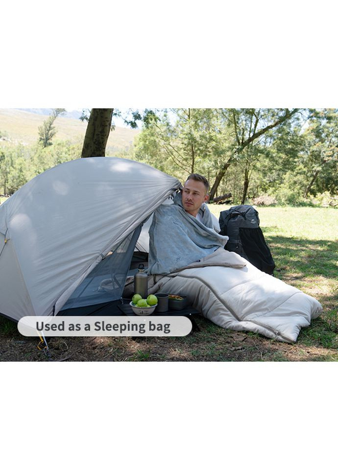 Спальный мешок - подушка CNK2300SD022, светло-серый (A-017738) Naturehike (317566920)